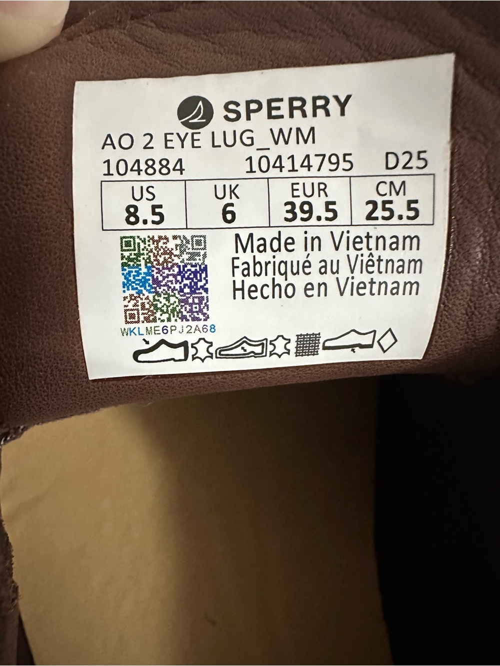 Sperry Brown Suede Lug Platform oxford size 8.5 - Picture 6 of 7